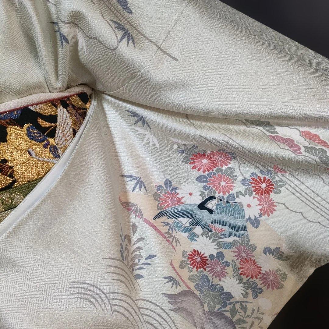 最終価格 訪問着フルセット 1つ紋 重ね衿付き