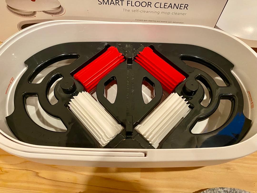CLEAN コードレス回転モップクリーナー 自動洗浄機能 電動モップ
