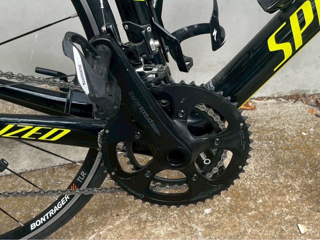 シャー芯　Specialized Tarmac ロードバイク ブラック/イエロー