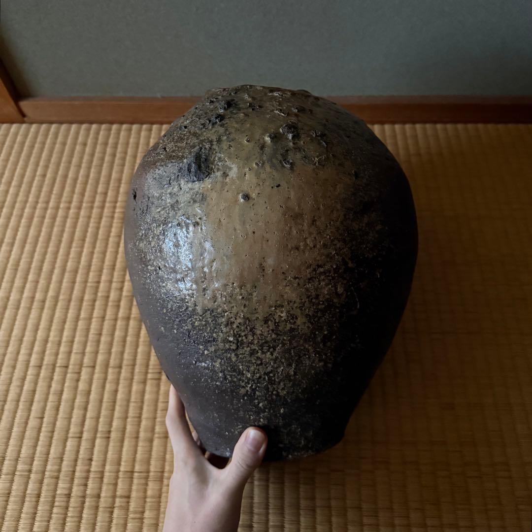 古常滑 壺 大壺 桃山時代 自然釉 古美術 骨董 古信楽 古丹波 古備前 古瀬戸