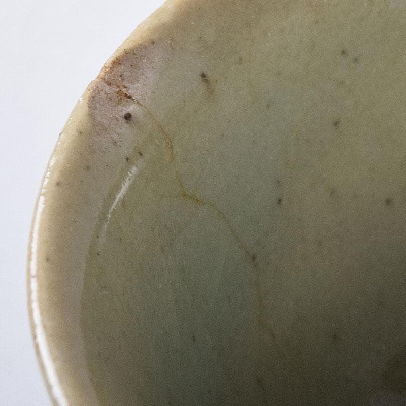 韓国人間文化財　柳海剛（柳根瀅）作　高麗青磁　煎茶碗　五客　共箱　V　R8497