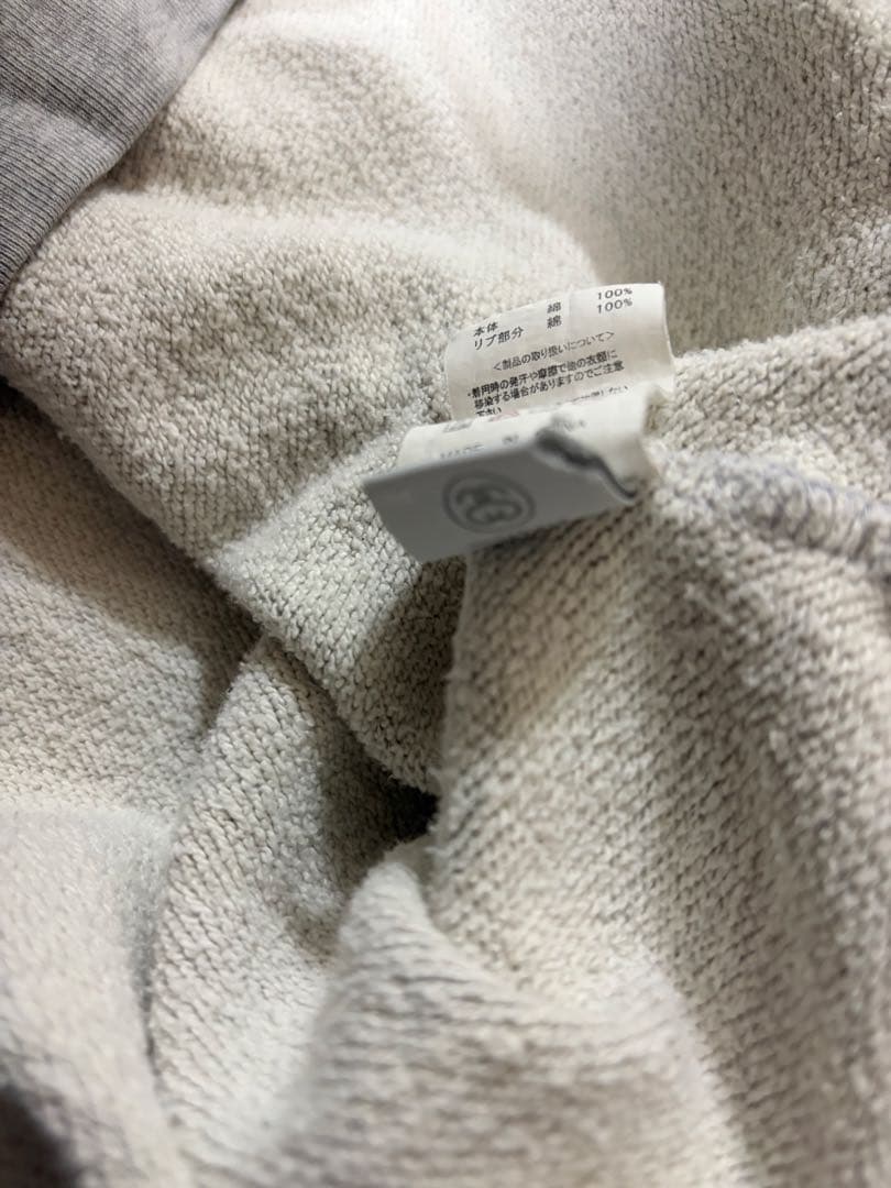 希少　Stussy ジップパーカー　ウイングロゴ　ウイングスカル　刺繍ロゴ