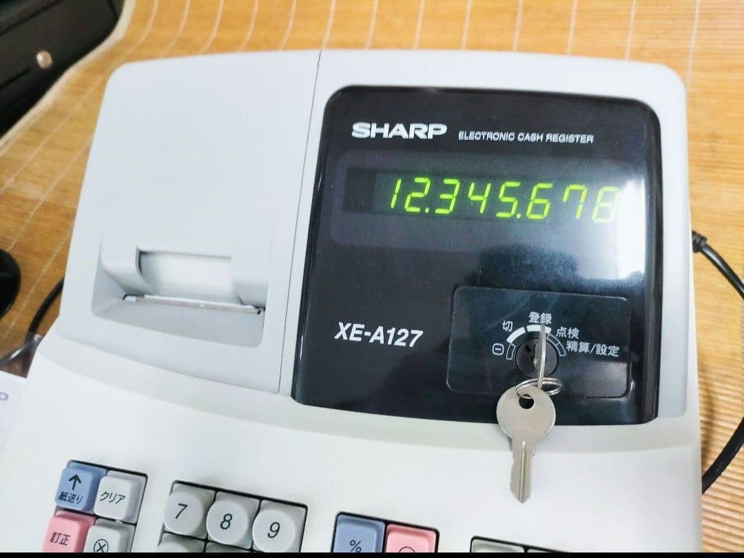 シャープレジスター　XE-A127　簡単便利特殊　送料込　357951