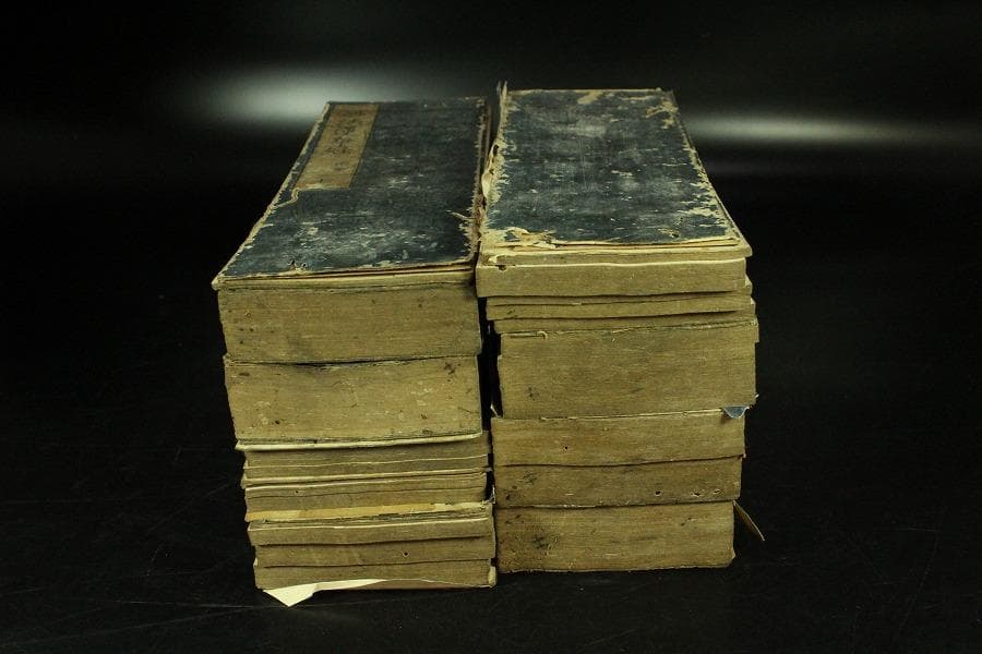 仏教美術 妙法蓮華経 時代物 古書 経文(K-A754)