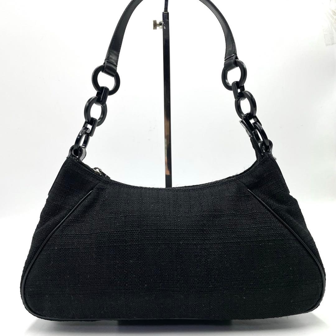 極美品● フェラガモ ショルダーバッグ ワンショルダー ガンチーニ キャンバス