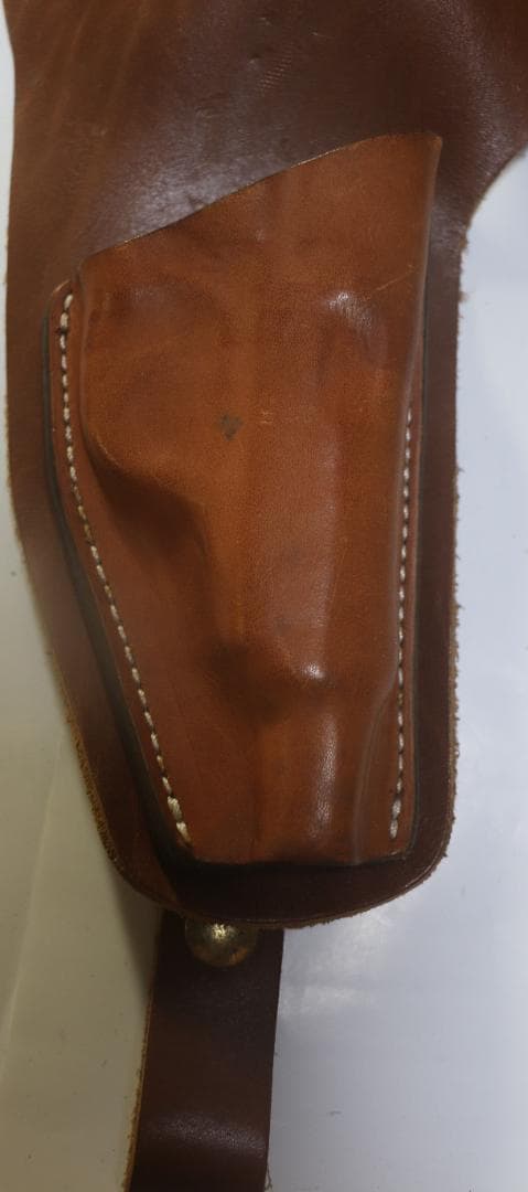 超貴重MGC ワルサーPPK用バーンズ・マーチンショルダーホルスター茶革　未使用