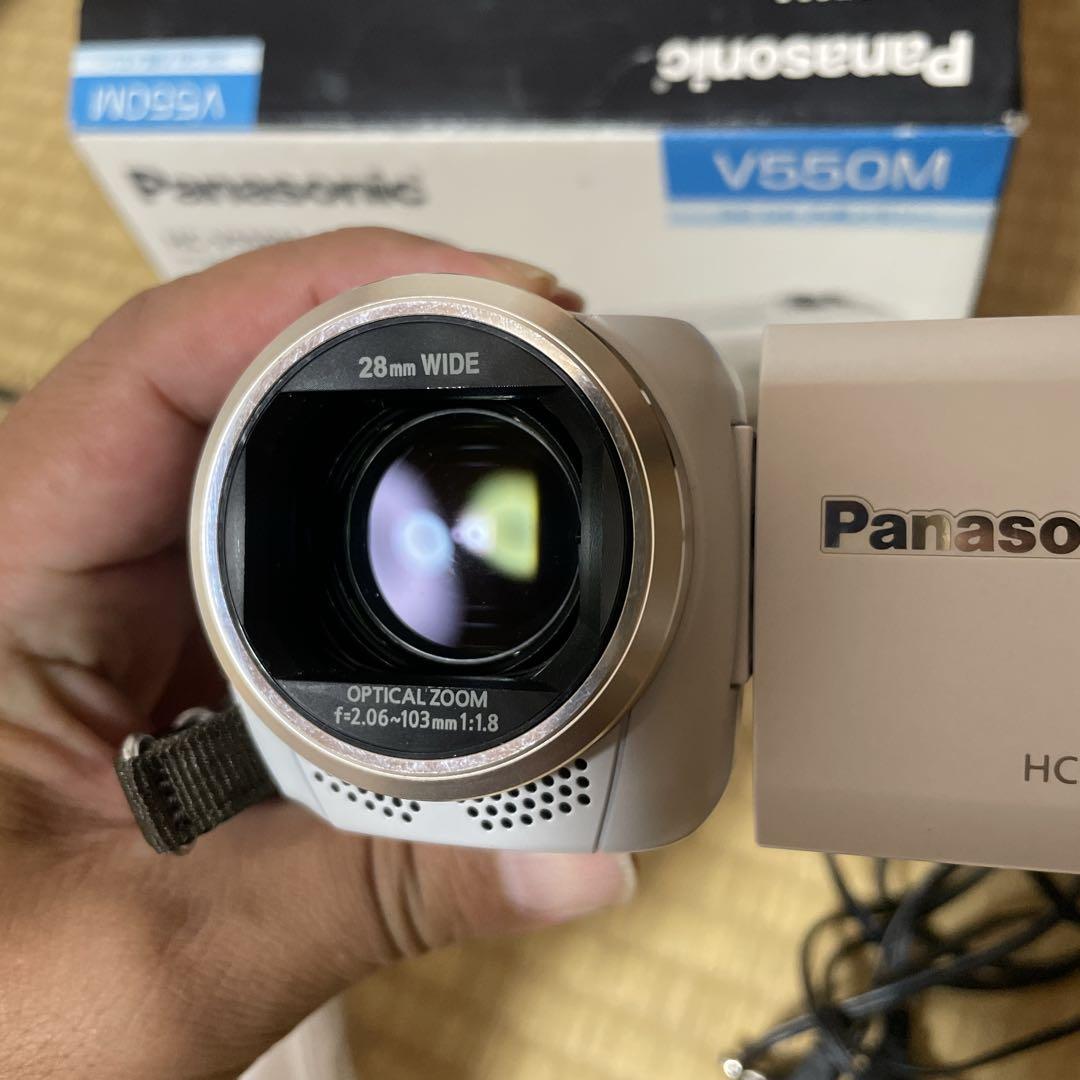 【美品】　Panasonic HC-V550M ビデオカメラ