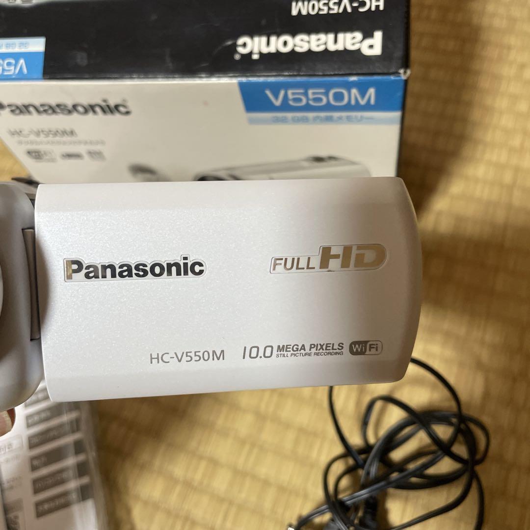 【美品】　Panasonic HC-V550M ビデオカメラ