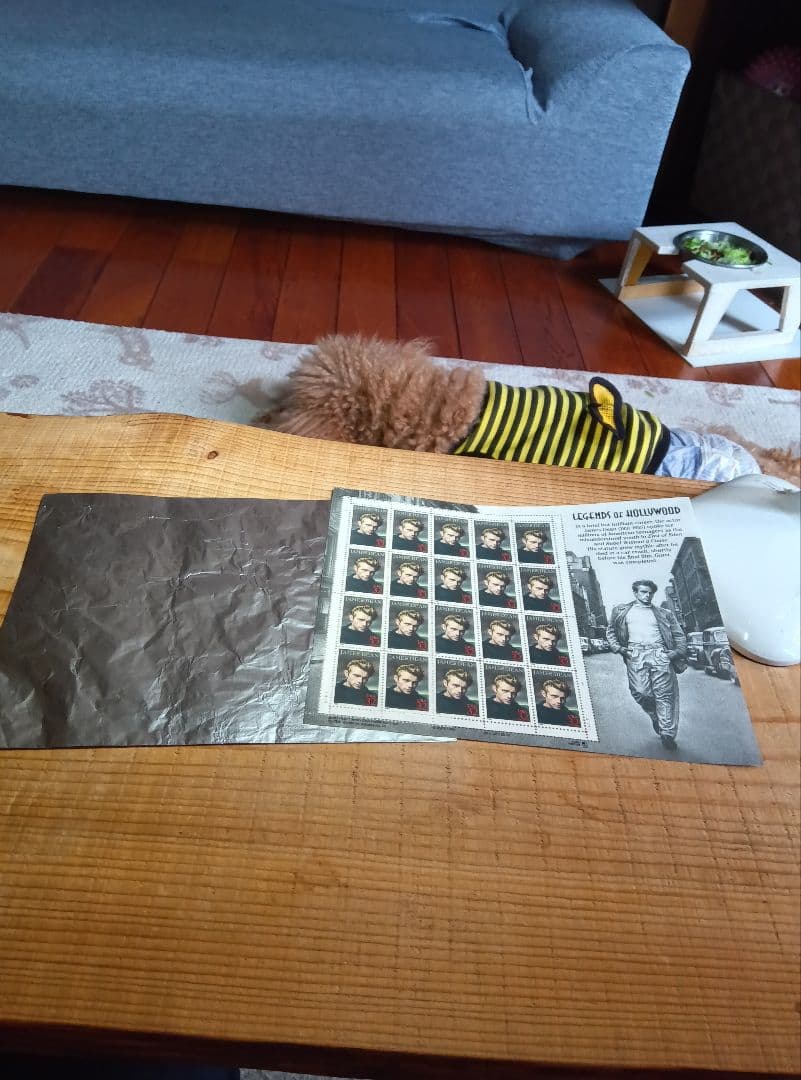 有名人の古い切手、未使用。