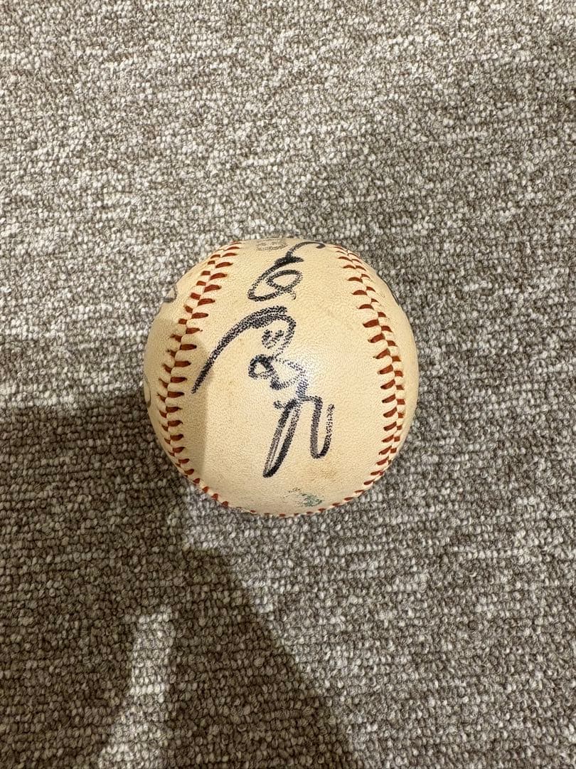 巨人寄せ書き直筆サインボール（長嶋、王、堀内、高田）