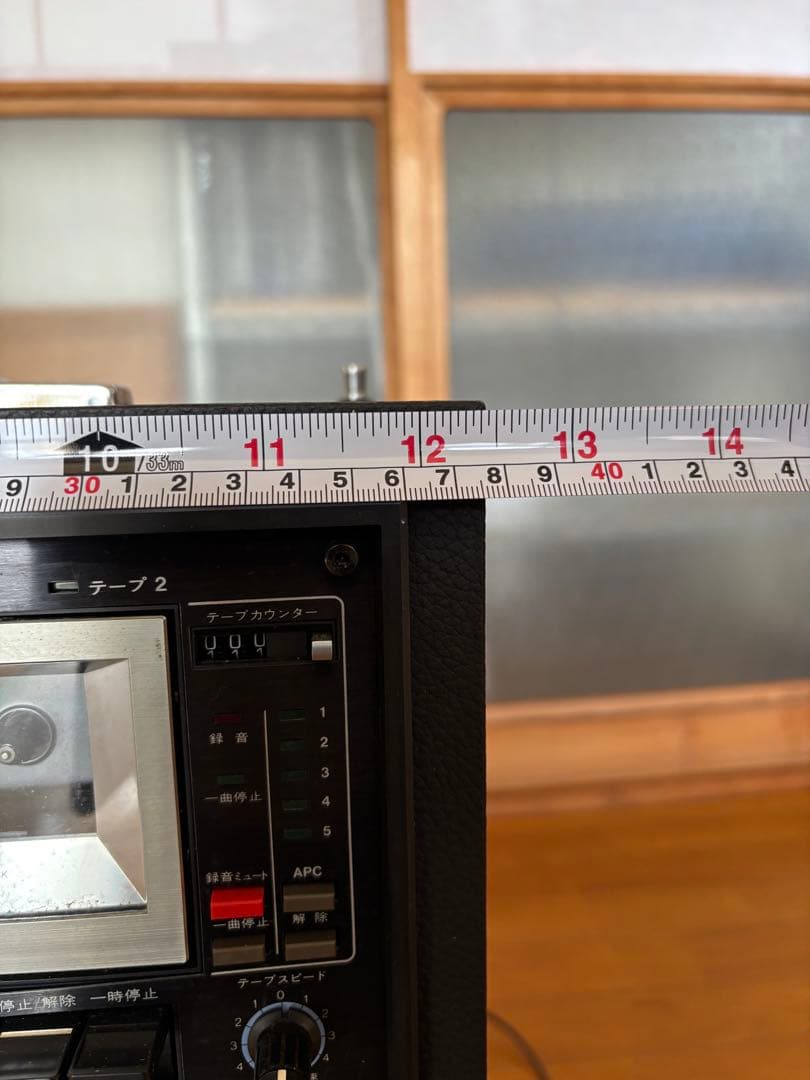 8トラックカセットモノラルテープレコーダー