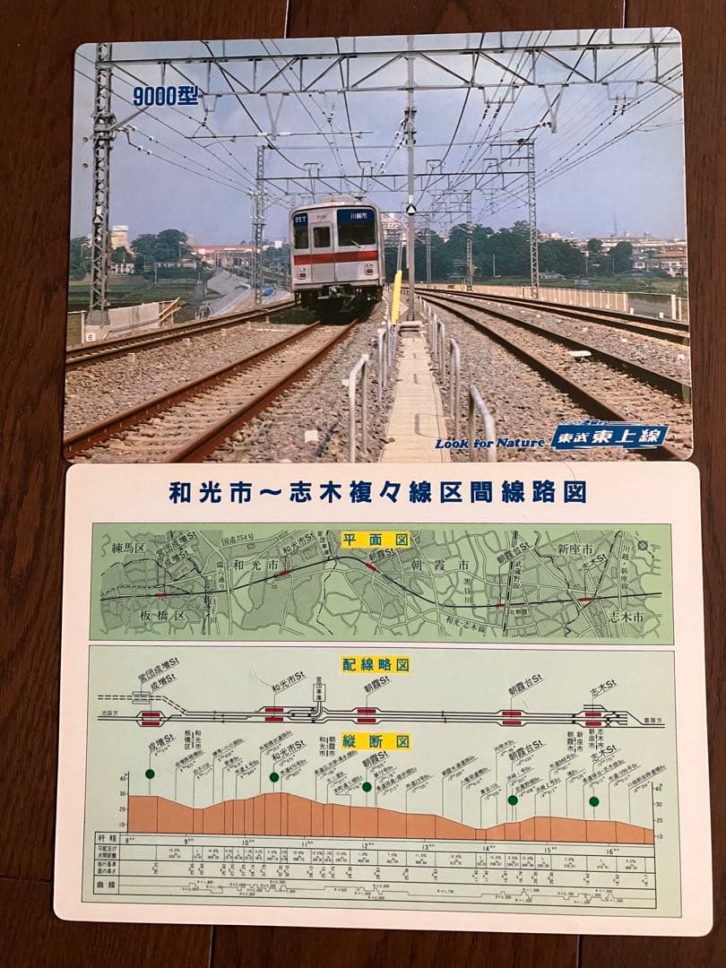 東武鉄道下敷14枚セット