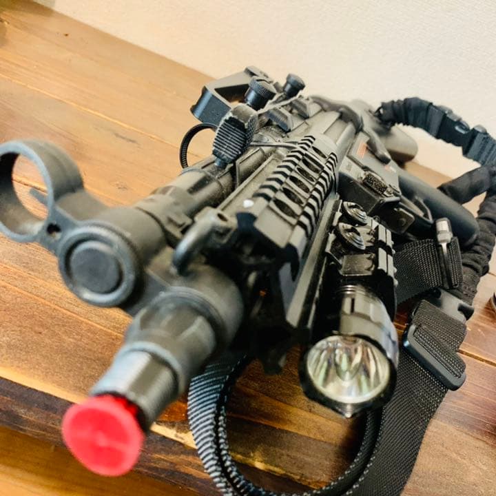 値下げ済 送料込マルイMP5A4 外装M4カスタム品