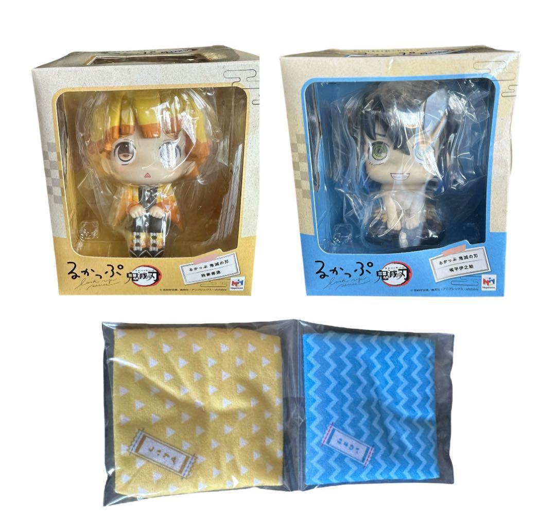 未開封品 るかっぷ 鬼滅の刃 善逸 伊之助 フィギュア 一番くじ 無一郎