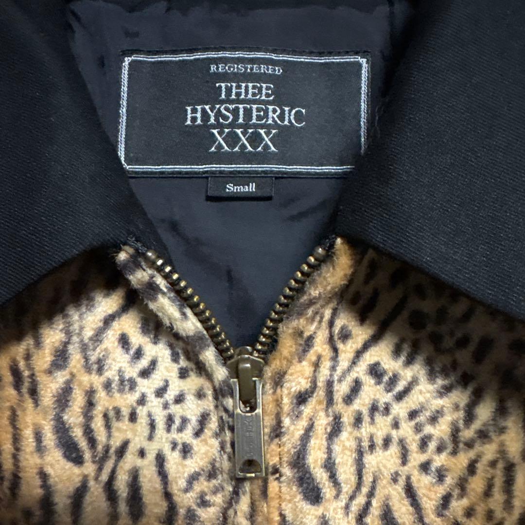 Thee Hysteric XXX ウエスタンジャケット ブラック　レオパード