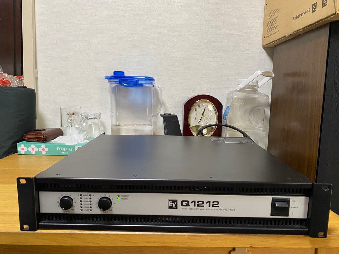 EV Q1212 パワーアンプ 動作確認済み。良い品。