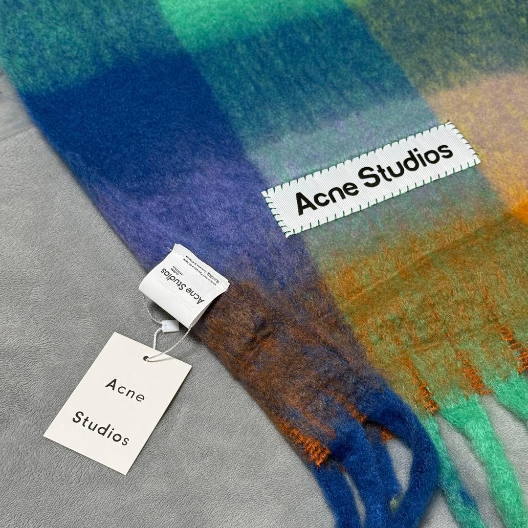 Acne Studios マルチカラーチェックマフラー　新品未使用