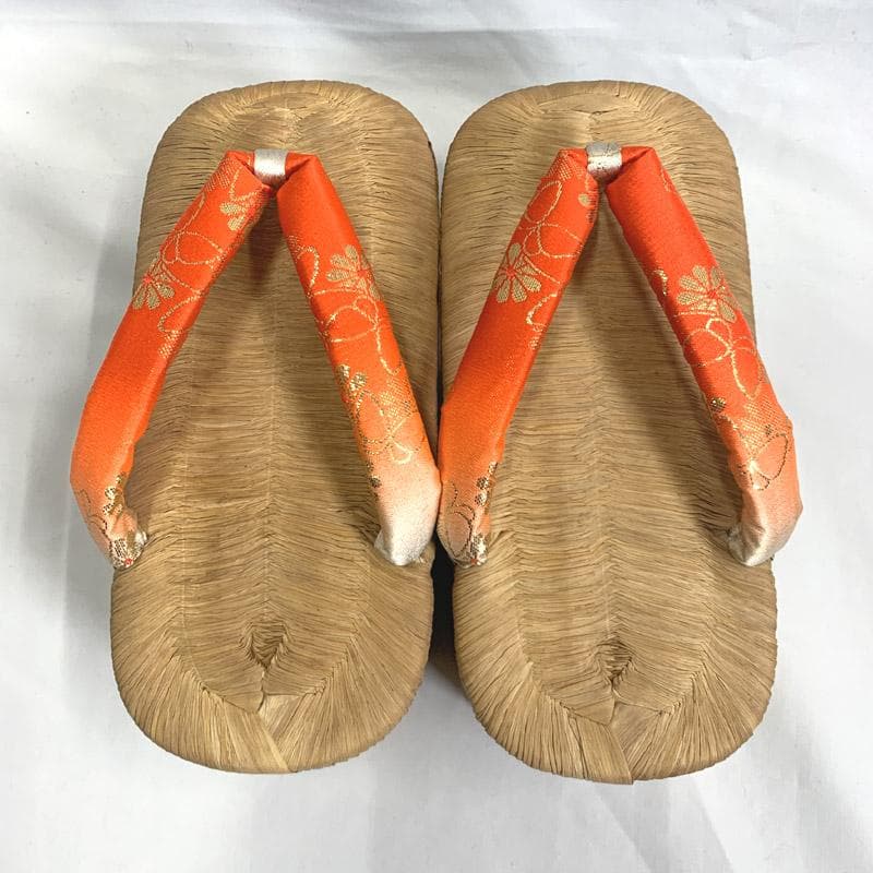 505ag38■七五三 7歳 こっぽり/ぽっくり/おこぼ 本畳表 草履■良好