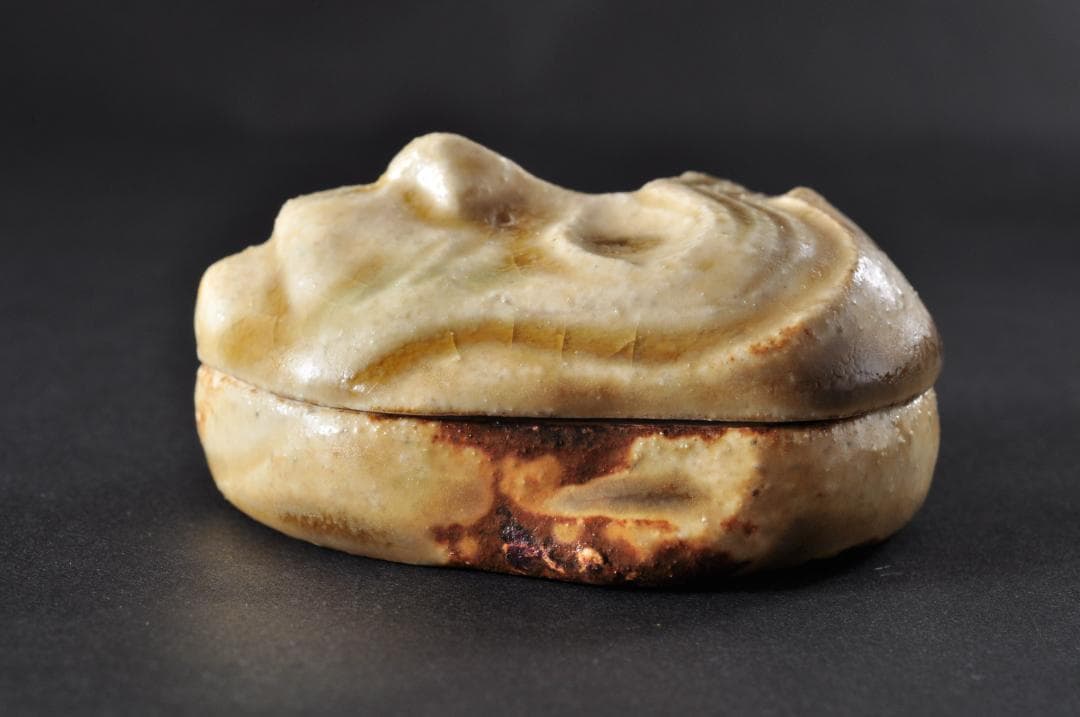 香合　猿　美濃焼　茶道具　香入れ　14代　加藤康景