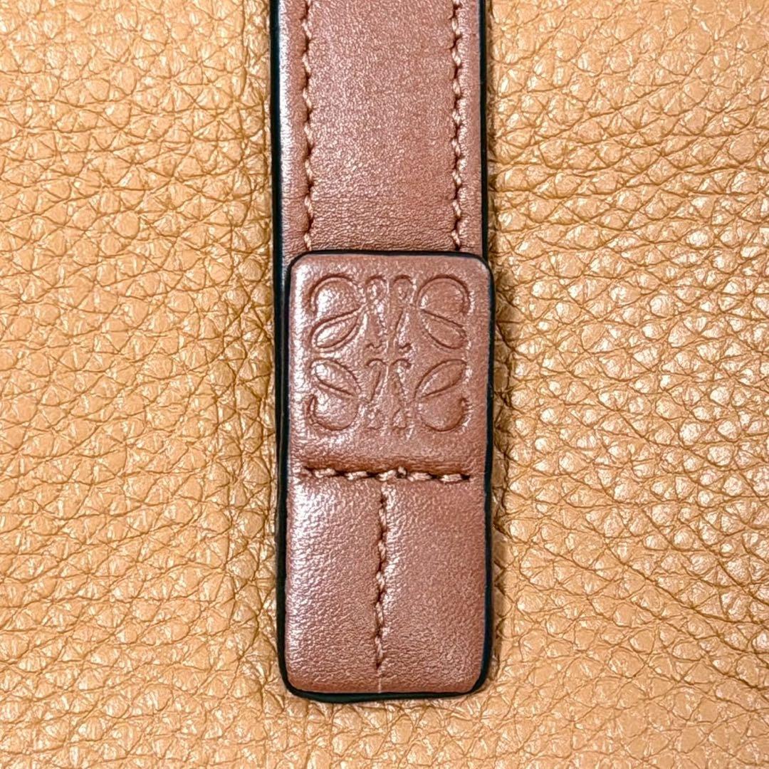 さねみんロエベ ソフトグレインカーフ コンパクト ジップ ウォレット 二つ