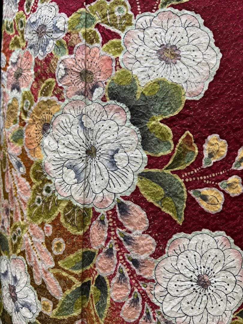 振り袖　フルセット　別誂長襦袢　辻ヶ花　金彩加工　金通し　全通袋帯　694