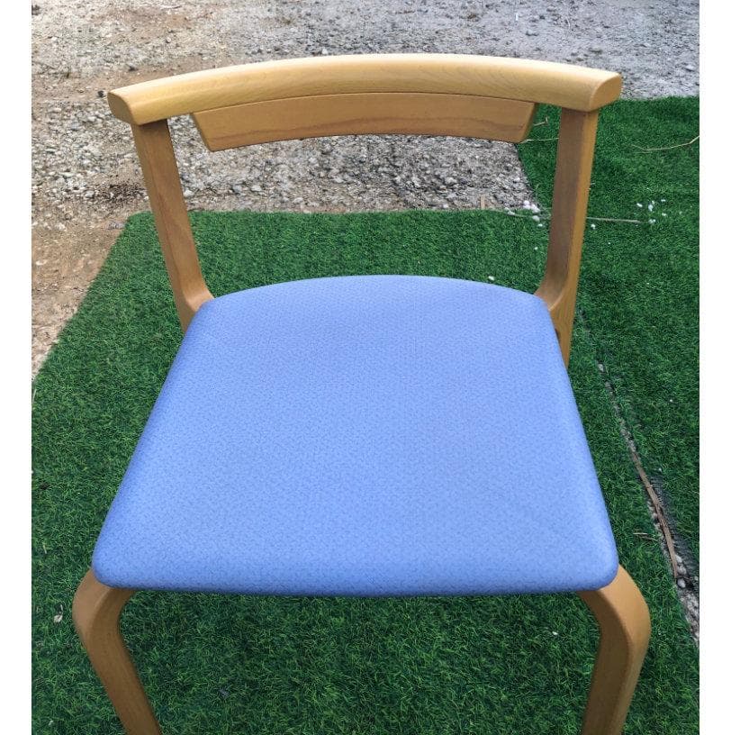 ●天童木工 椅子 イス 4脚 セット T-5348WB-ST型 天然木製フレーム