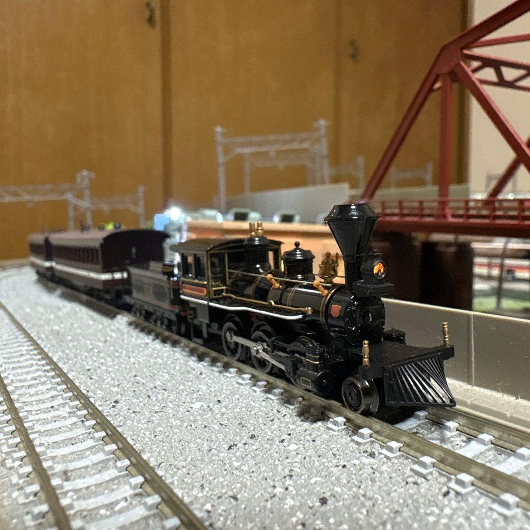 nゲージ マイクロエース　7100形　蒸気機関車　義経号　客車2両セット付