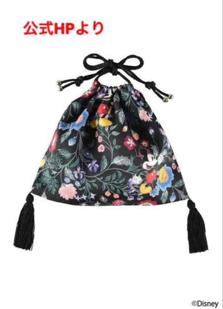 【未使用】ケイタマルヤマ Disney Collection Print 巾着