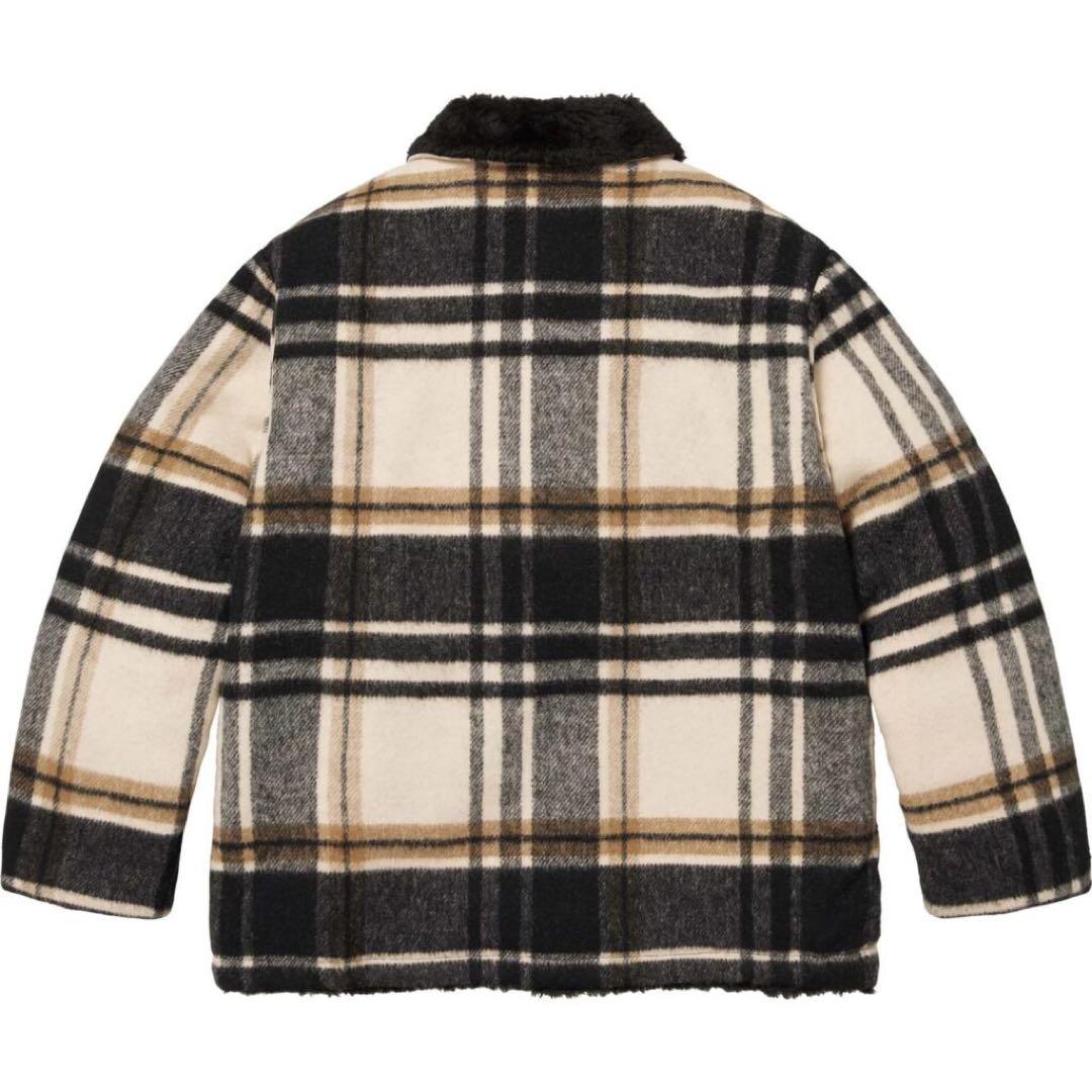 か*ず様 Sサイズ Supreme Plaid Car Coat Cream