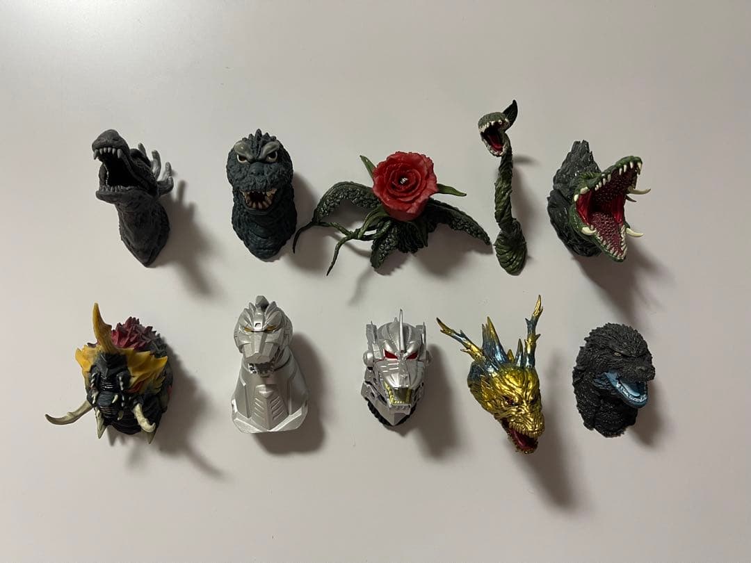 一番くじ ゴジラ モンスターヘッドマグネット まとめ売り