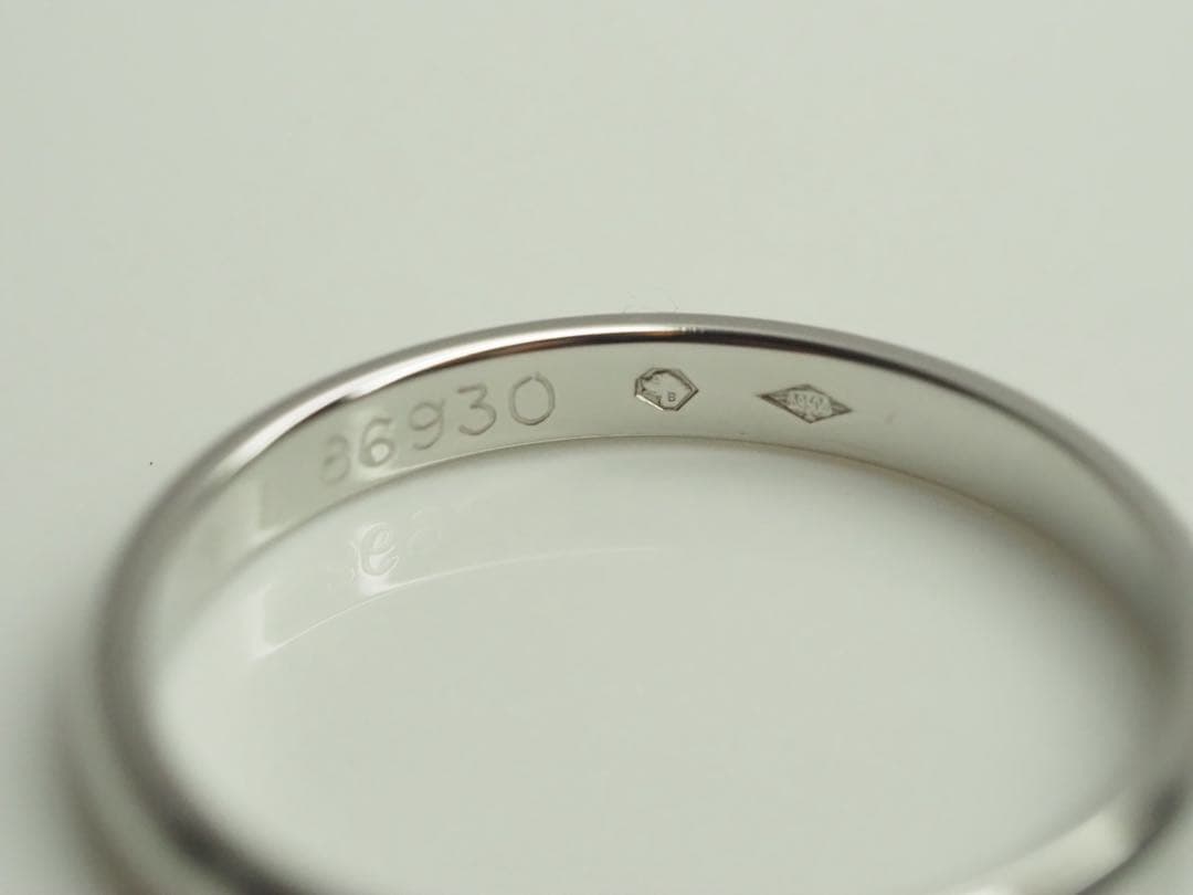Cartier☆カルティエ　Pt950 クラッシックバンドリング 14号