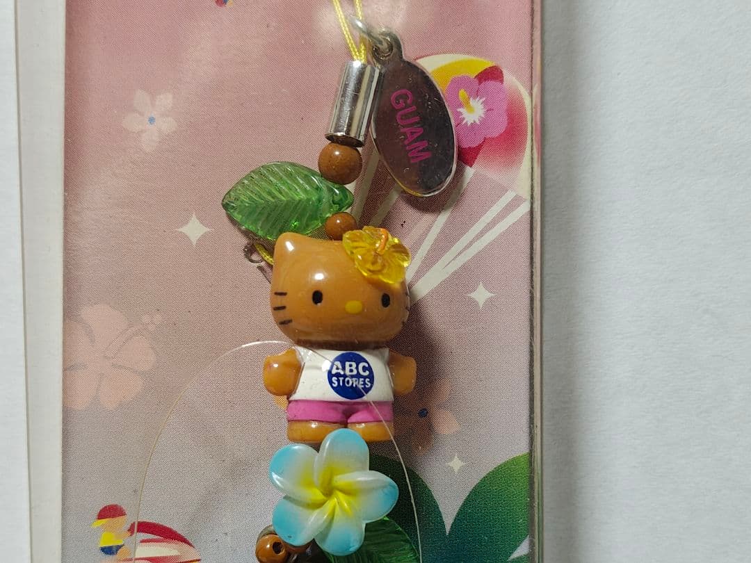 ご当地キティストラップ　グアム/サイパン HelloKitty 現地品
