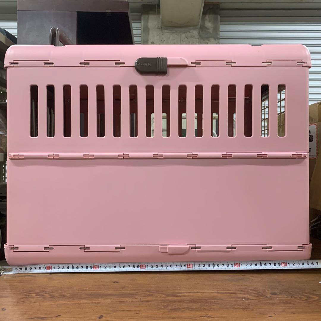 リッチェル キャンピングキャリー 折りたたみ L ライトピンク