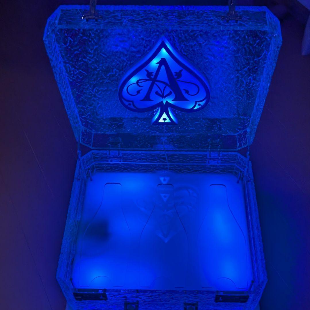 ボトルケース　LED　アルマンド アタッシュケース ディスプレイ シャンパン