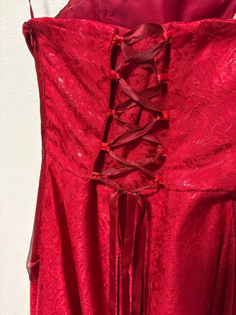 演奏会 赤 ロングドレス