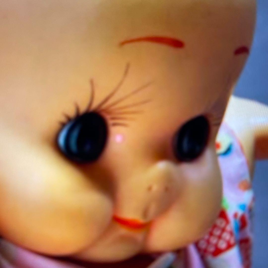 昭和レトロ　特大54センチ　浴衣着キューピー人形