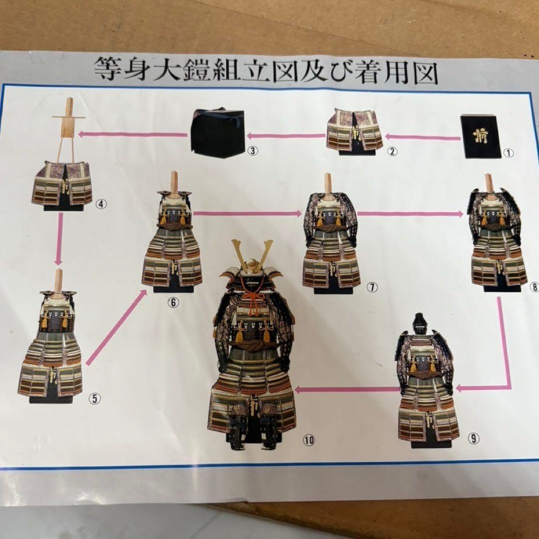 極美品✨黒胴当世素掛　濃草　甲冑　侍　コスプレ　等身大