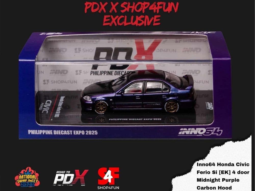 ホンダ・シビック・フェリオ Si (EK) 4ドア(ミッドナイトパープル)