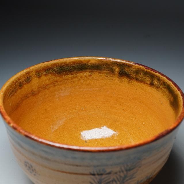 南口閑粋　根引松茶碗　共箱　茶道具　抹茶碗　初釜　お正月