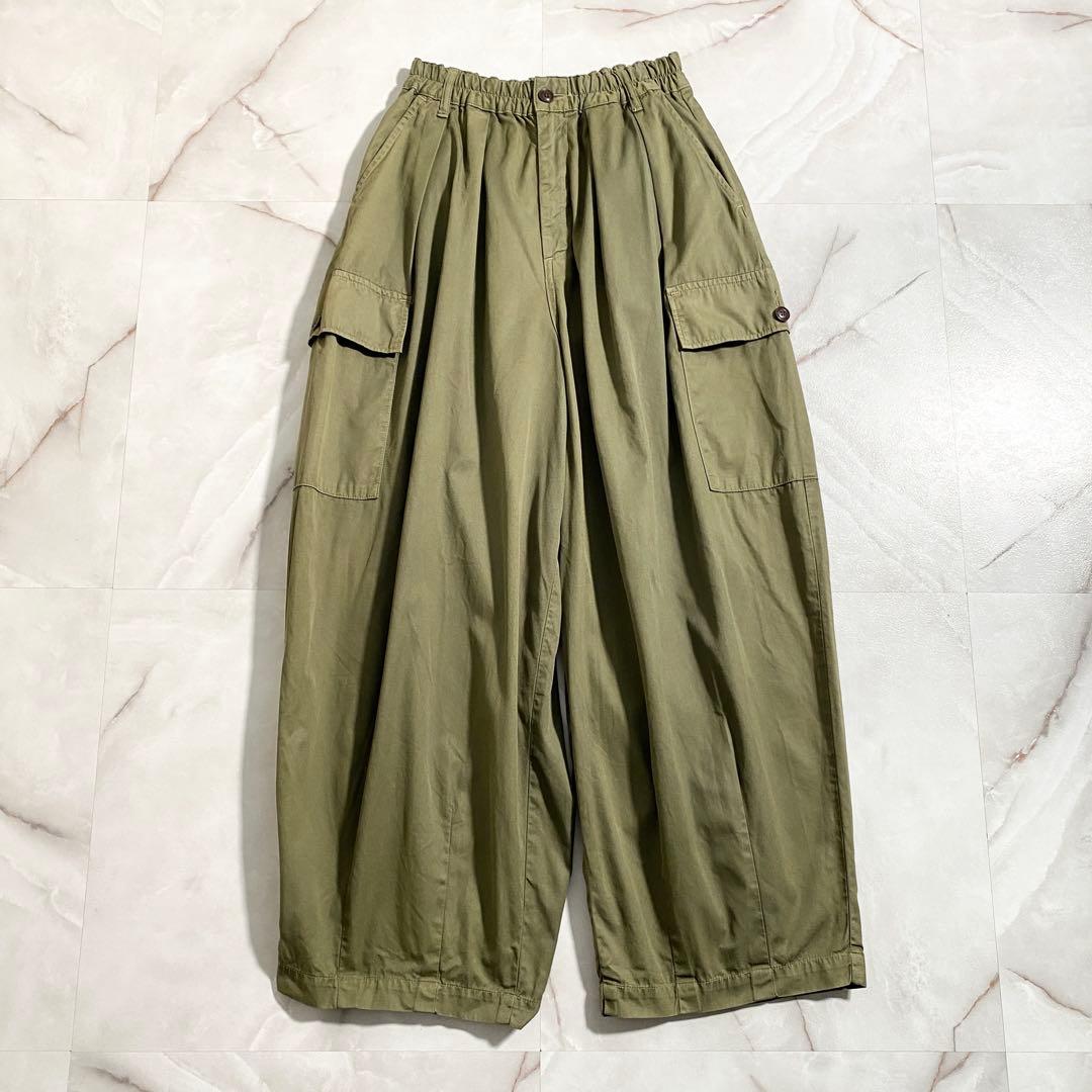 A16600 近年モデル 美品 ハーベスティ サーカスカーゴパンツ カーキ 2