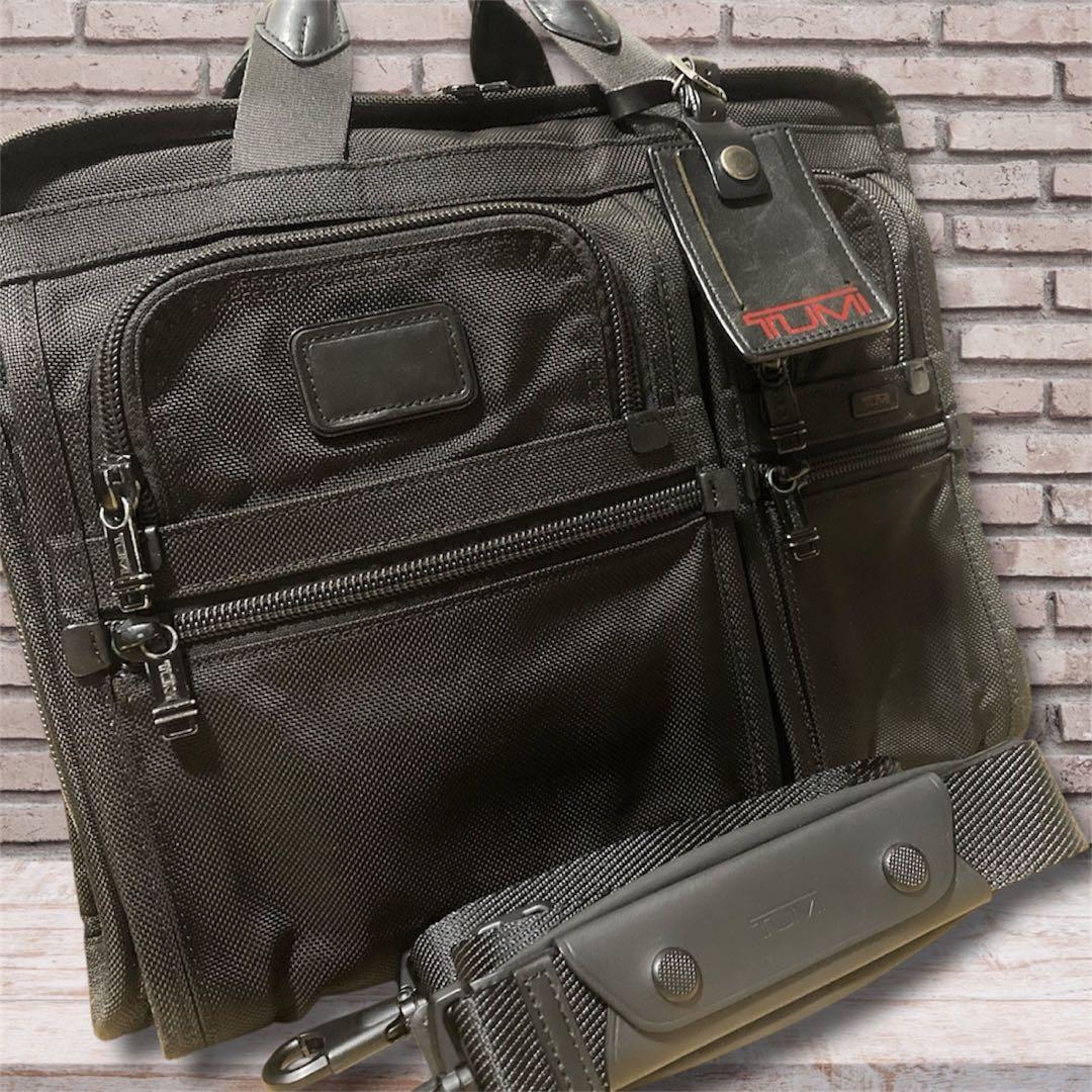 美品 TUMI ビジネスバッグ ブリーフケース ブラック 黒 2way