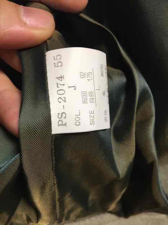 9*様 美品 dior メルトン モーターサイクルジャケット L カーキ