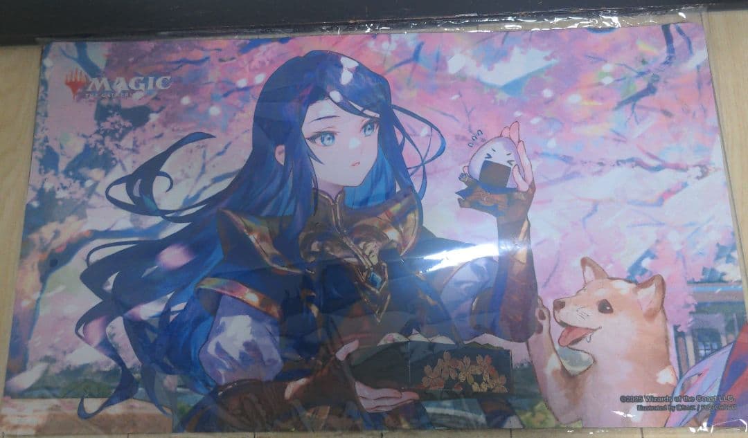 MTG 放浪皇のお花見　ナーセット　プレイマット 藤ちょこ