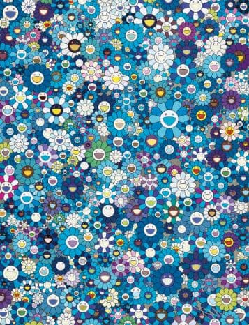 An Homage to IKB, 1957 F 村上隆　ポスター