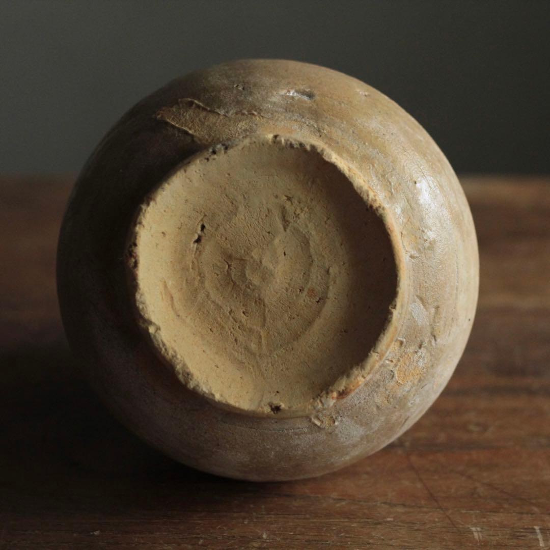 李朝 堅手 瓶 朝鮮美術 古美術 古道具 アンティーク 飾り壺