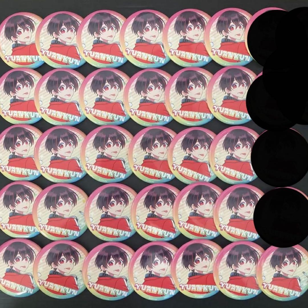 syn_3020様　カラフルピーチ　ゆあんくん　缶バッジ53個　ぷぴぱ