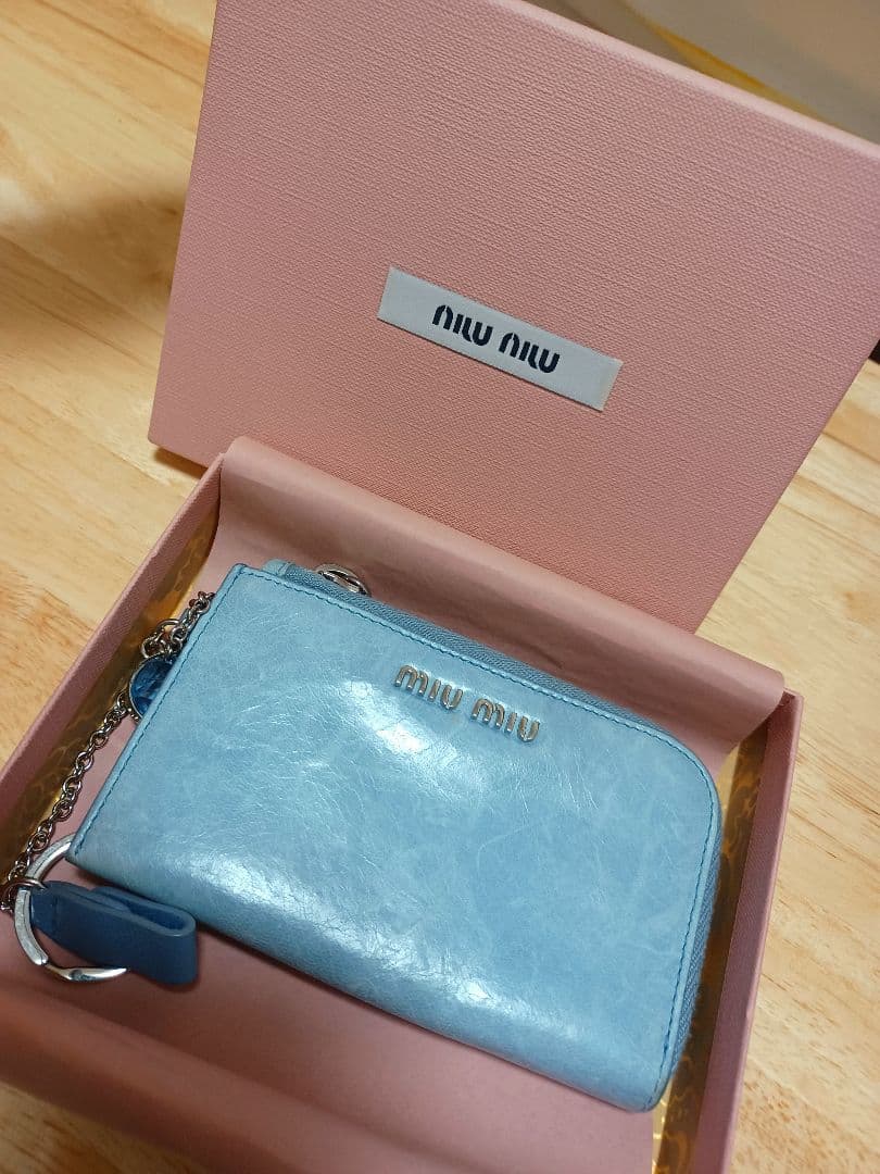 【値下】miu miu ケース　ミニケース 箱付