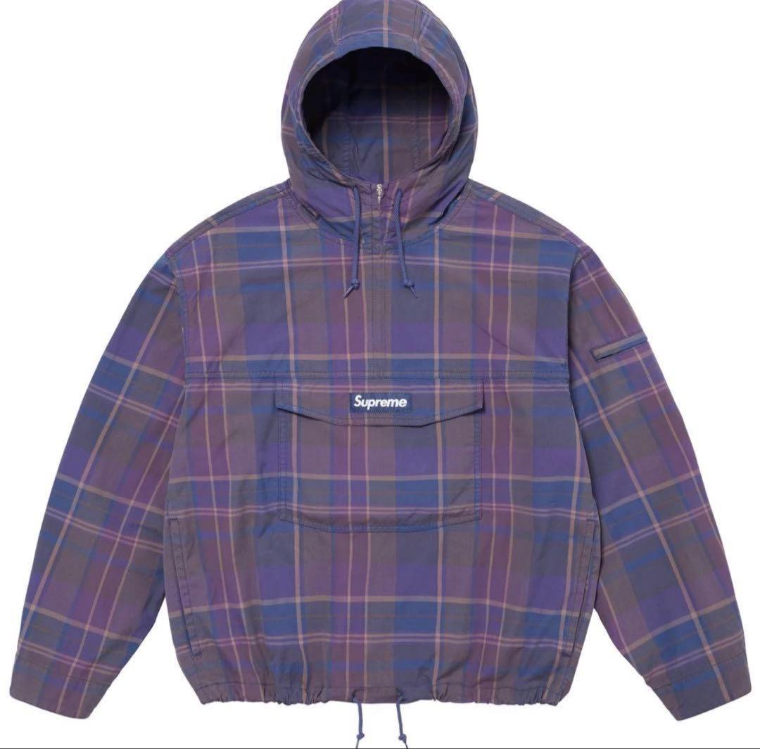 ジャケット・アウター Supreme Cotton Utility Anorak Plaid