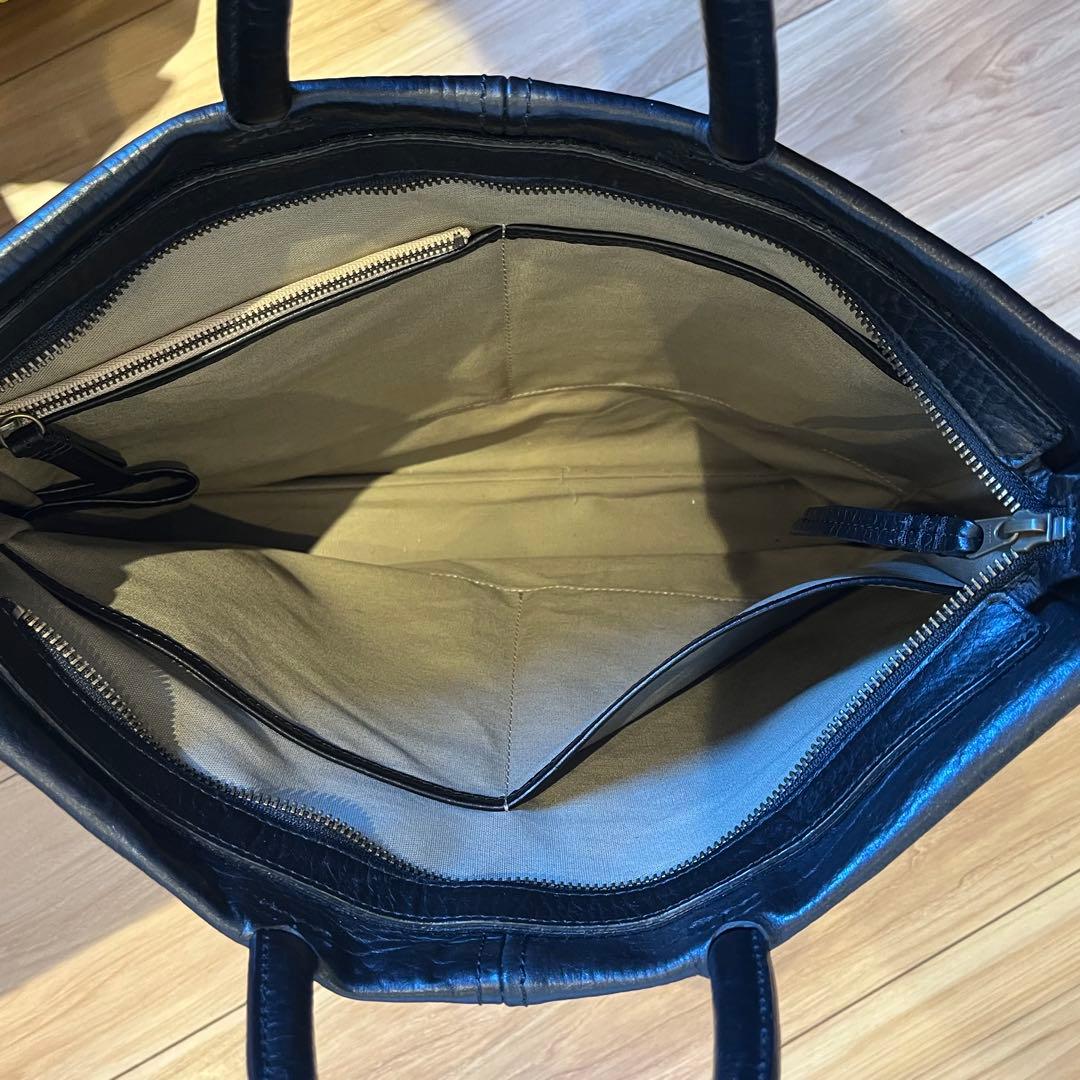 【M＋ エムピウ テネラ ブラック】　レザーバッグ　鞄