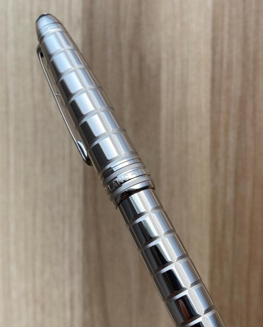未使用に近い モンブラン ソリテール プラチナプレート ファセット ボールペン